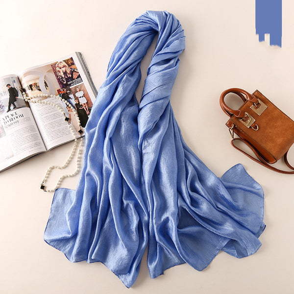 Fashion Beach Towel Sun Protection Shawl Silk Scarf Women