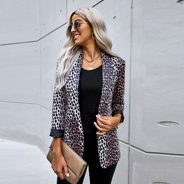 Leopard print jacket